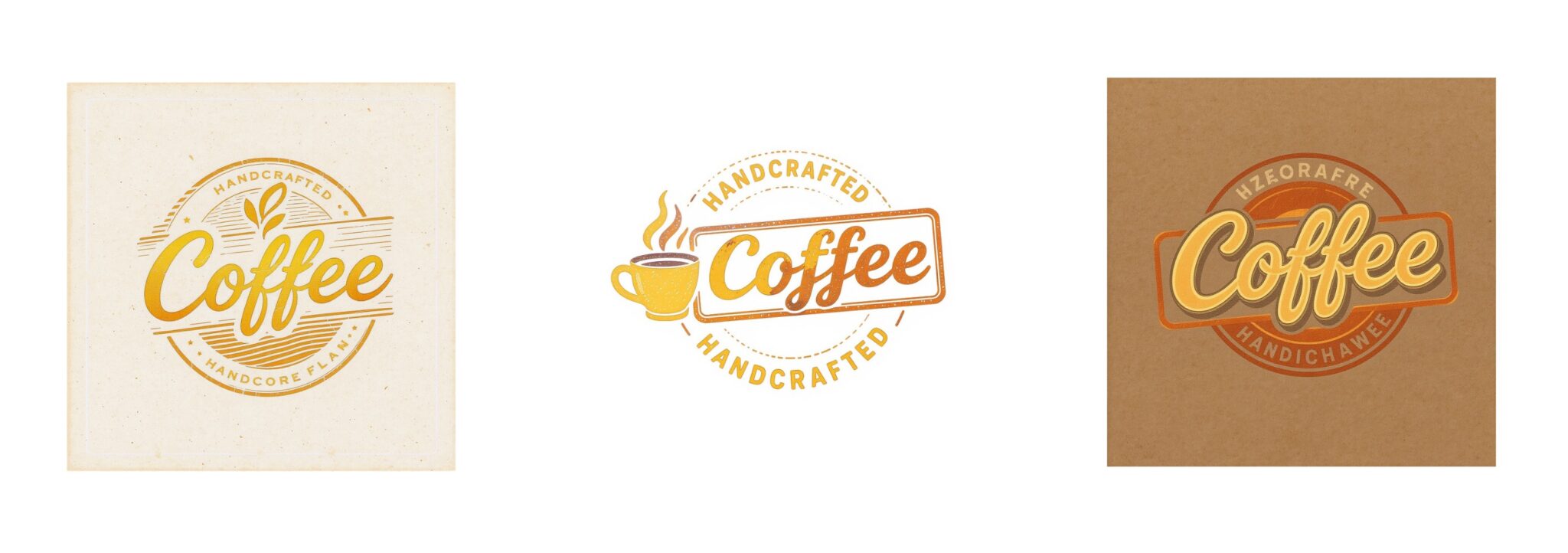 Retro Logo Design for a Coffee Brand